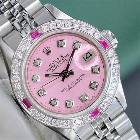 rolex baby pink face|blue face rolex datejust.